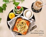 ツナ&コーン☆ピザトースト作り方3写真