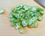 オクラと塩昆布☆温泉卵☆の吸い物作り方2写真