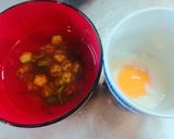 オクラと塩昆布☆温泉卵☆の吸い物作り方5写真
