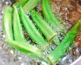 超簡単！おくらの胡麻たっぷり和え作り方1写真