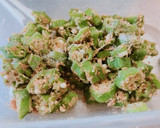 超簡単！おくらの胡麻たっぷり和え作り方4写真