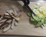 旨味濃厚！イカの塩辛焼きそば。(^^)作り方1写真