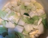 簡単☆白菜とソーセージのミルクスープ☆作り方1写真