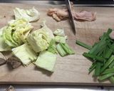 鶏皮さっぱりポン酢焼きそば。(^^)作り方1写真