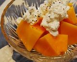 カッテージチーズonパパイヤサラダ作り方3写真