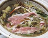 寄せ鍋で豚シャブ作り方4写真
