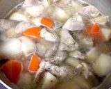 5分×3煮の鶏肉と里芋の煮っころがし♡作り方5写真