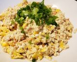 糖質制限ダイエット♪豆腐の鮭チャーハン作り方5写真