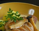 鶏肉の煮込みノルマンディー風作り方9写真