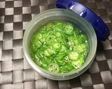 順番逆の♪とろとろ茹でオクラ作り方10写真