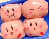 簡単キャラ弁☆カービィのハムおにぎり☆作り方4写真