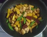 鶏とさつまいもの炒め煮作り方6写真