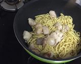 簡単、牛ホルモン焼きそば。(^^)作り方4写真