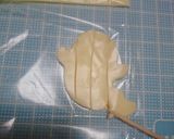 ハロウィンおかず★ストライプオバケちゃん作り方4写真