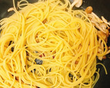 一人暮らしの簡単納豆きのこパスタ作り方4写真