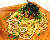 一人暮らしの簡単納豆きのこパスタ作り方7写真