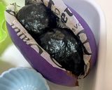 あけびの釜盛り　ハロウィン弁当作り方3写真
