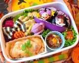 あけびの釜盛り　ハロウィン弁当作り方10写真