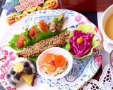 チキンカツと和惣菜 ハロウィンパーティー作り方3写真