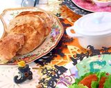 チキンカツと和惣菜 ハロウィンパーティー作り方5写真