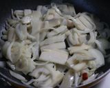 ピリ辛♪生椎茸と蓮根のみそ風味炒め物作り方5写真