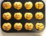HB使用 ミニマフィン型でハロウィンパン作り方14写真