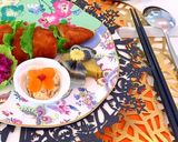 チキンカツと和惣菜 ハロウィンパーティー作り方8写真