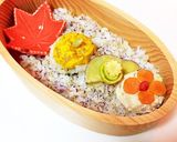 魔女のお茶会 こにぎり弁当　ハロウィン作り方3写真
