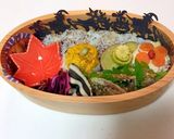 魔女のお茶会 こにぎり弁当　ハロウィン作り方7写真