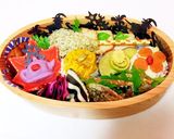 魔女のお茶会 こにぎり弁当　ハロウィン作り方10写真