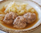 キャベツと肉団子の煮物♪ふんわり食感♪作り方7写真