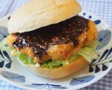 手作り♪チキンカツバーガー♪作り方13写真