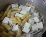 もやしと豆腐の味噌汁♪作り方2写真