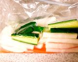 野菜スティックの甘酢サラダ作り方1写真