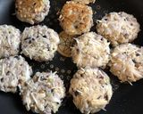 雑穀とエノキのモチモチ焼き作り方5写真