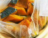 ほくほくカボチャのバター蒸し作り方3写真