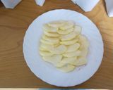 簡単、卵なしリンゴのクランブルケーキ作り方1写真