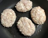 鶏ハンバーグ 〜きのこあんかけ〜作り方3写真