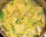 豚バラ肉と白菜と湯葉の甘酒鍋作り方5写真