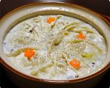鶏白湯スープで〆まで美味しい餃子鍋♪作り方5写真