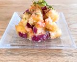 鍋不要！さつま芋と卵のサラダ作り方10写真