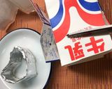 牛乳パックで簡単楽しい♫目玉焼き作り方1写真