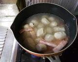 里芋とベーコンの煮物♪作り方3写真