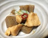 鶏肉とこんにゃくの味噌煮作り方5写真