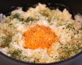 減塩☆腎臓内科医考案メレンゲ泡醤油TKG作り方6写真
