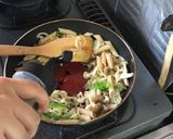 簡単ペンネのナポリタン？ケチャップ炒め作り方30写真