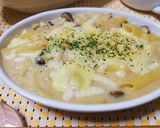 しめじとカニ缶のマカロニグラタン作り方6写真