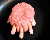 思いのほかグロいポークビッツハンバーグ作り方6写真