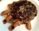思いのほかグロいポークビッツハンバーグ作り方8写真