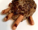 思いのほかグロいポークビッツハンバーグ作り方12写真